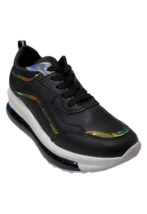 Zapatilla Ecocuero ZAY76 Negro-1