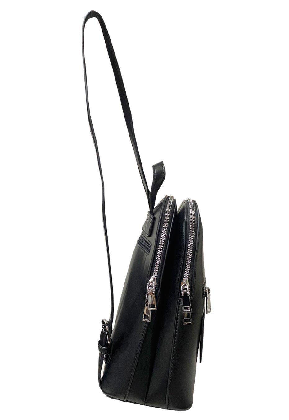 Mochila Cuero Ecológico CRU15 Negro-1