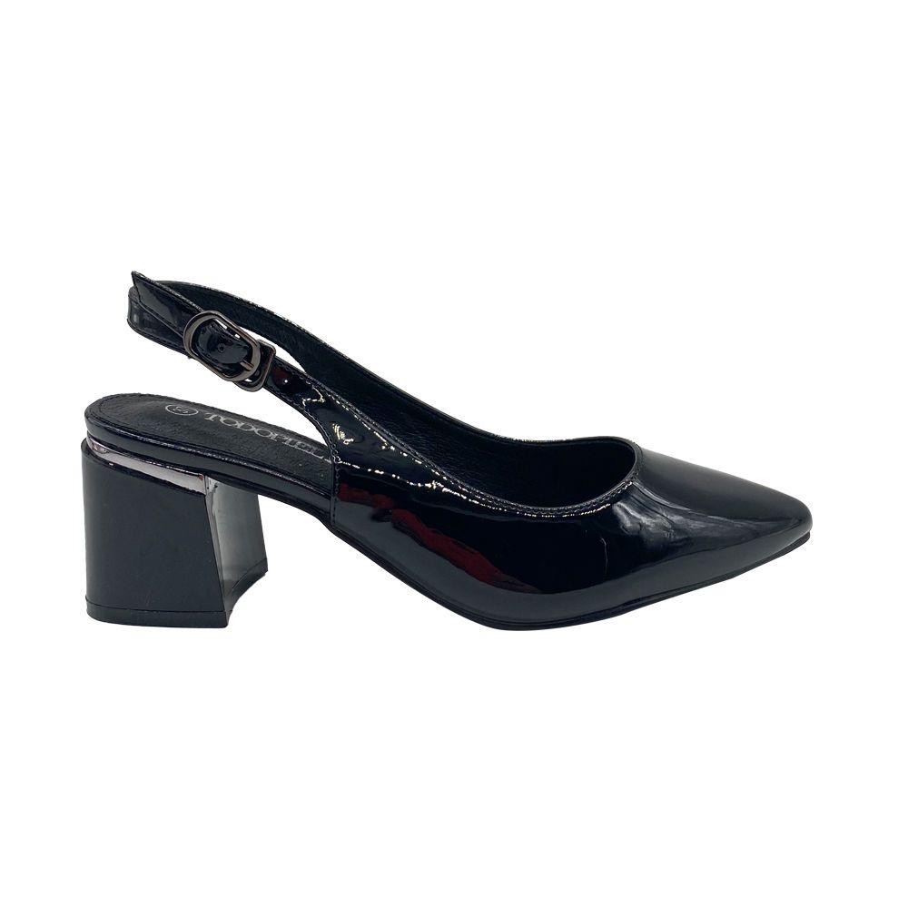 Zapato de taco Negro ZB071-0