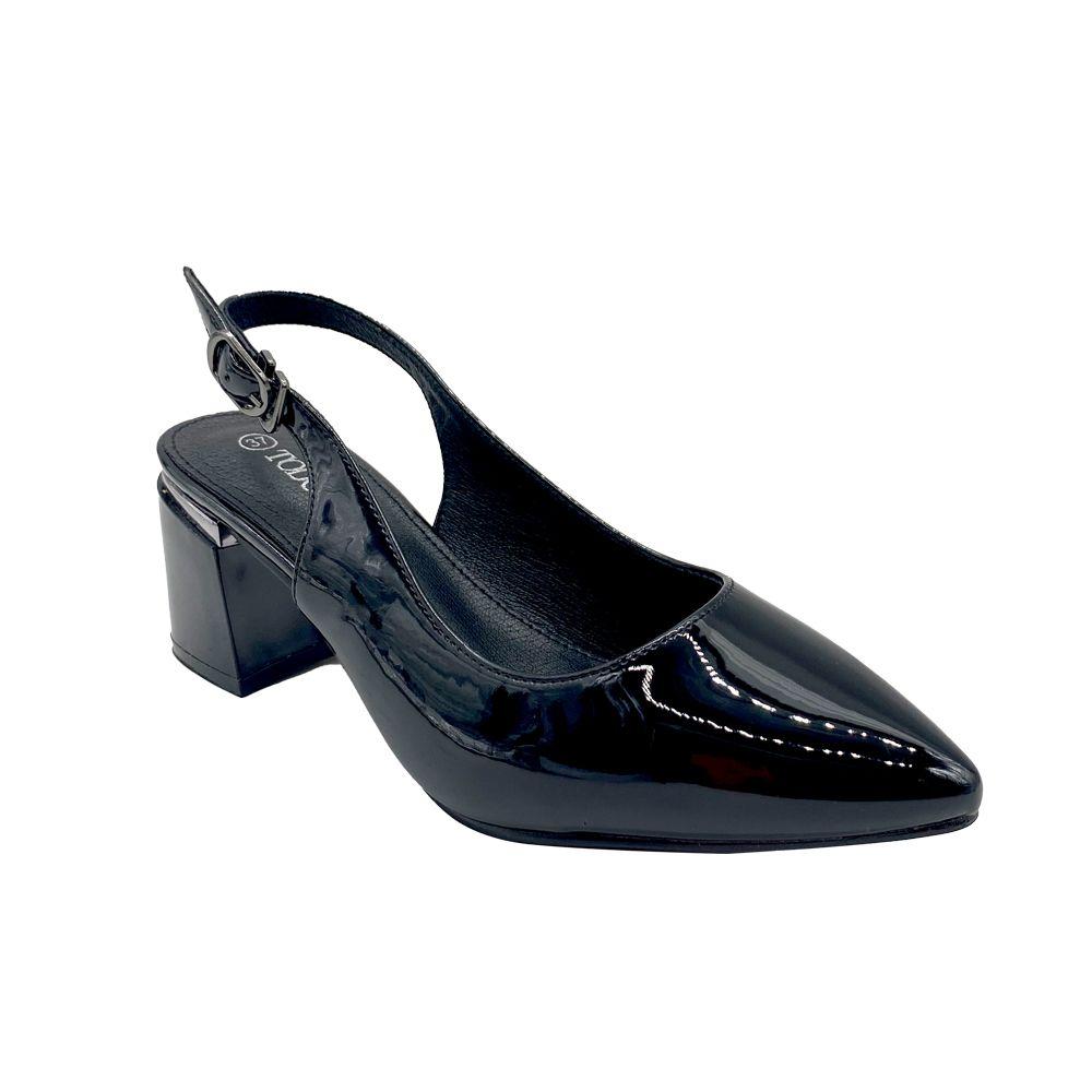 Zapato de taco Negro ZB071-1