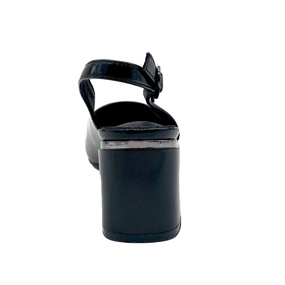 Zapato de taco Negro ZB071-4