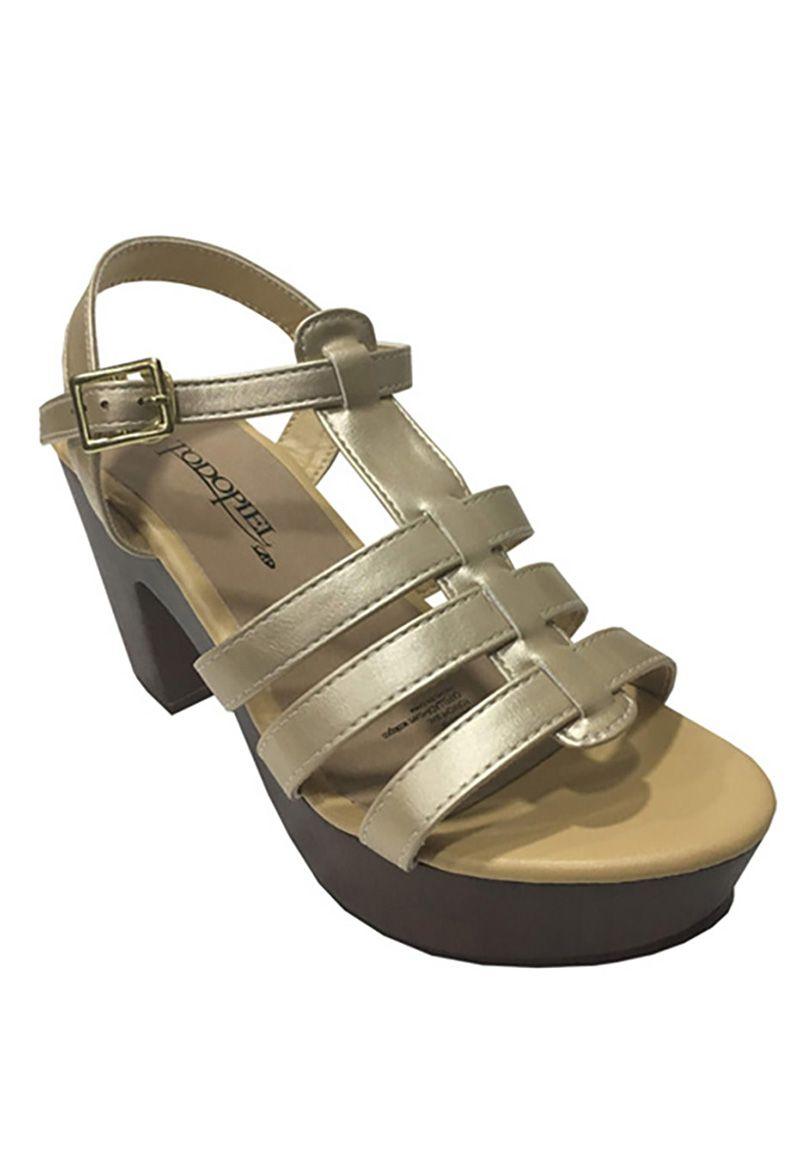 Sandalia Ecocuero ZAT83 Dorado-1