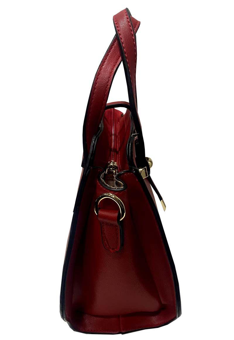 Cartera Cuero Ecológico CRT63 Rojo-1