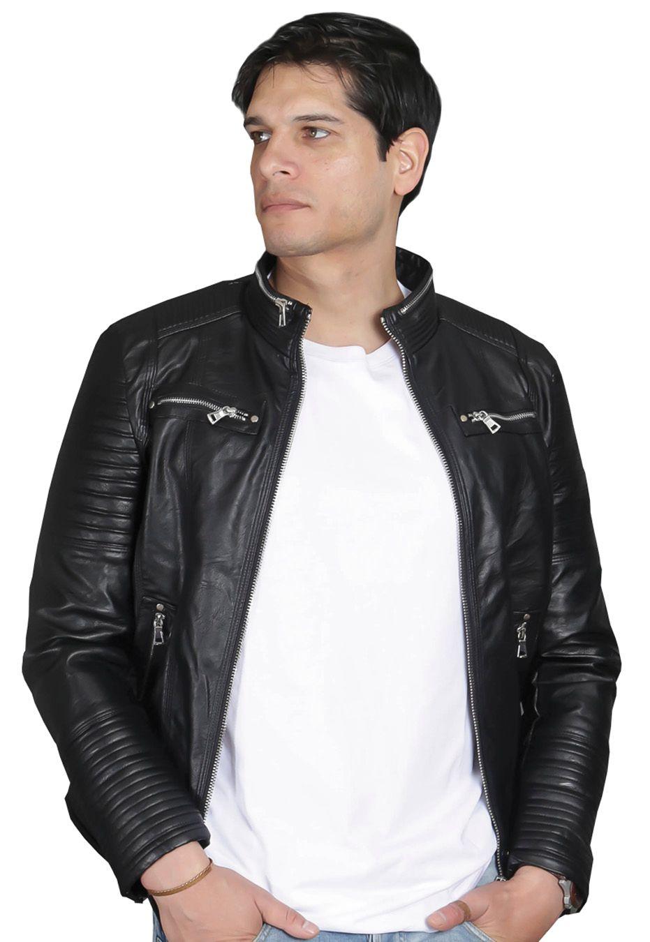 Chaqueta Ecocuero CHG36 Negro-0