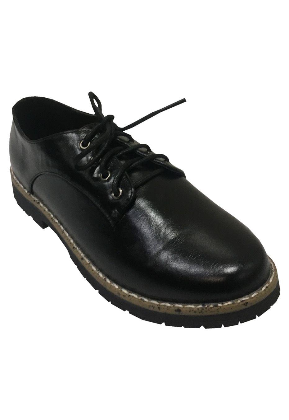 Zapato Escolar Ecocuero  ZAV52 Negro-1