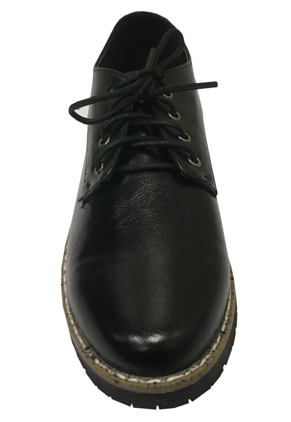 Zapato Escolar Ecocuero  ZAV52 Negro-2
