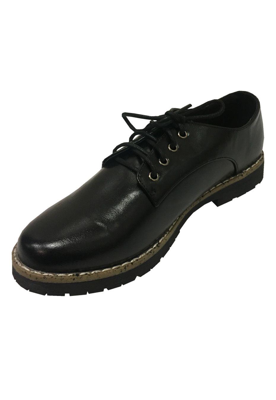 Zapato Escolar Ecocuero  ZAV52 Negro-3