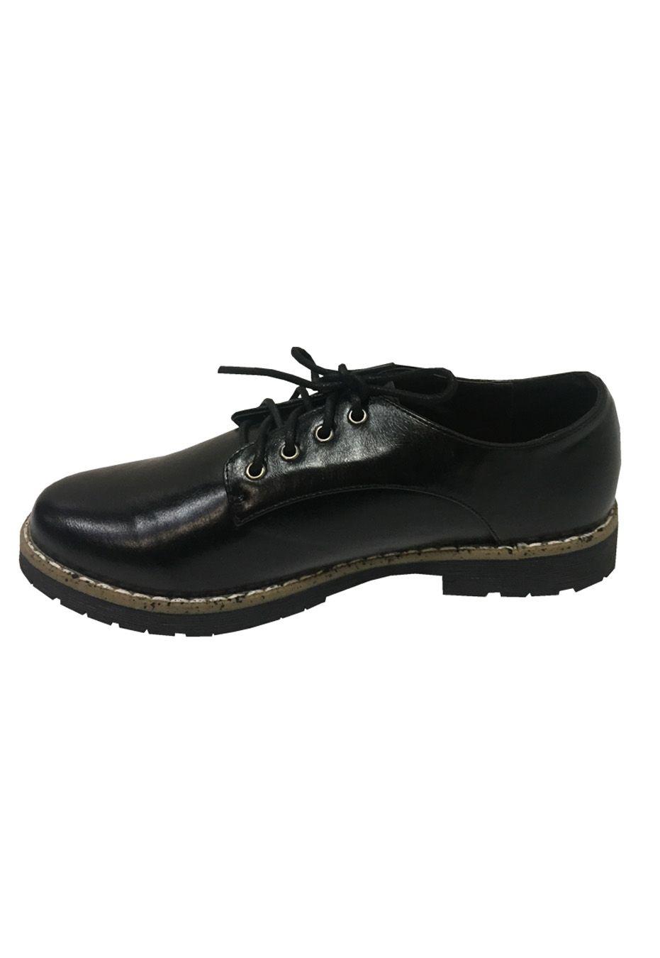 Zapato Escolar Ecocuero  ZAV52 Negro-4