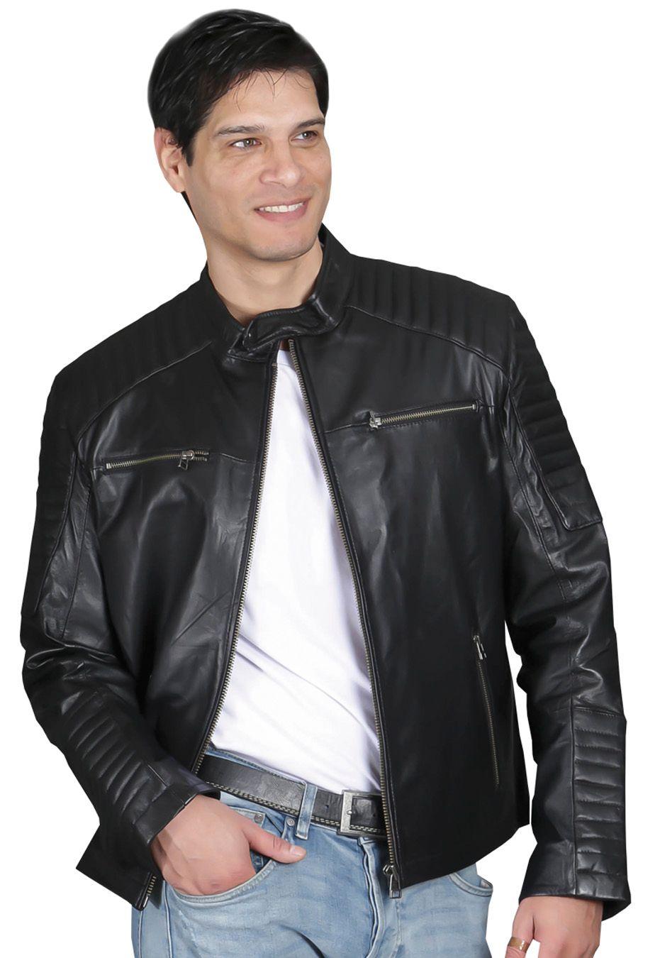 Chaqueta Cuero CHG53 Negro-0