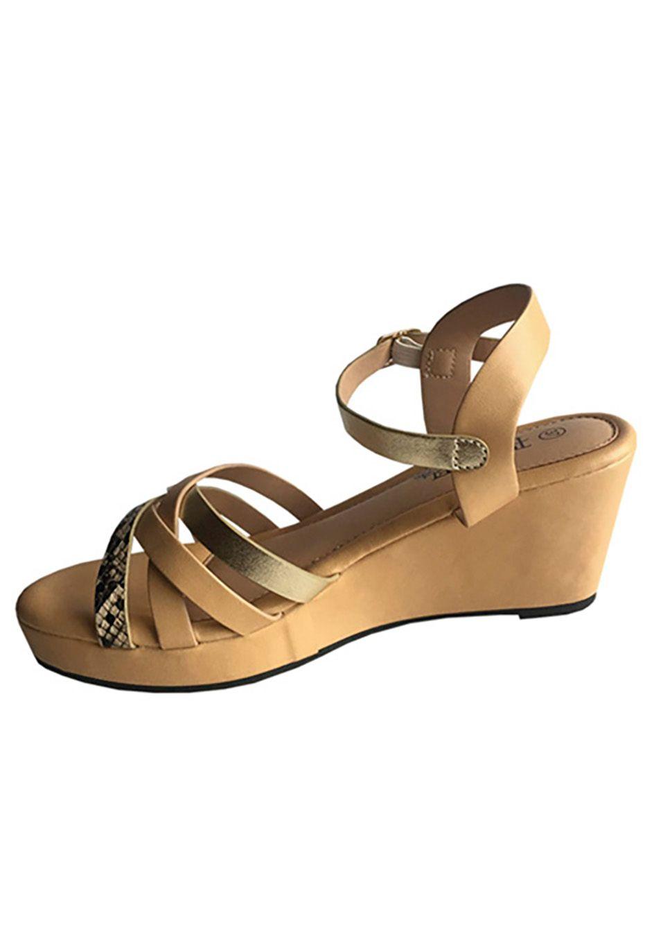 Sandalia Ecocuero ZAY65 Beige-4