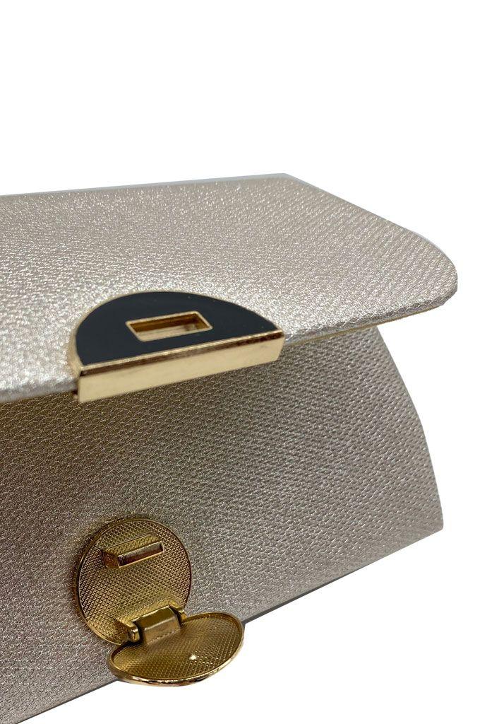 Cartera de fiesta Tela Dorado CRX33-3