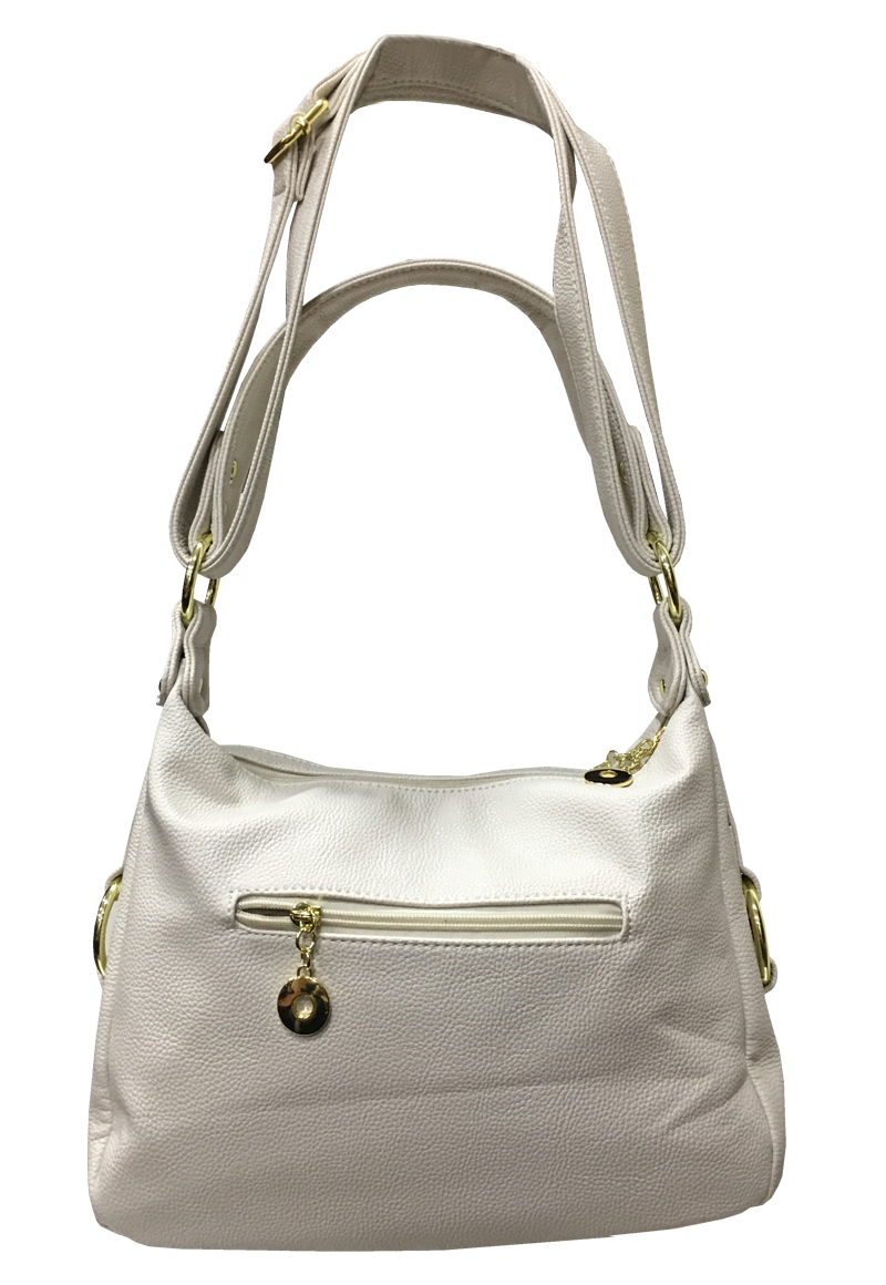 Cartera Cuero Ecológico CRS02 Blanco-2