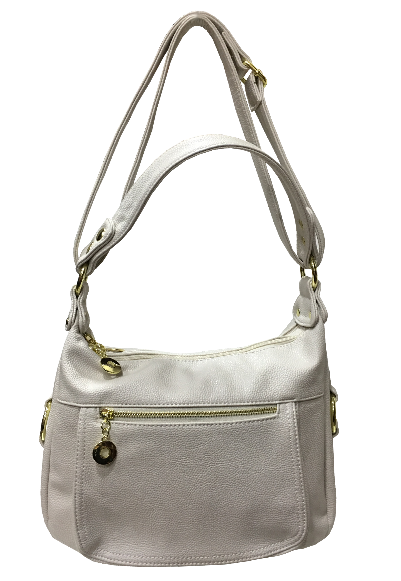 Cartera Cuero Ecológico CRS02 Blanco-0