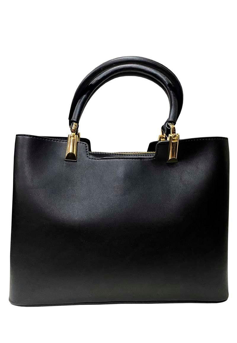 Cartera Cuero Ecológico CRO22 Negro-2