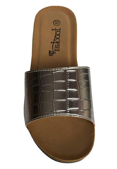 Sandalia Ecocuero ZAY28 Plata-2