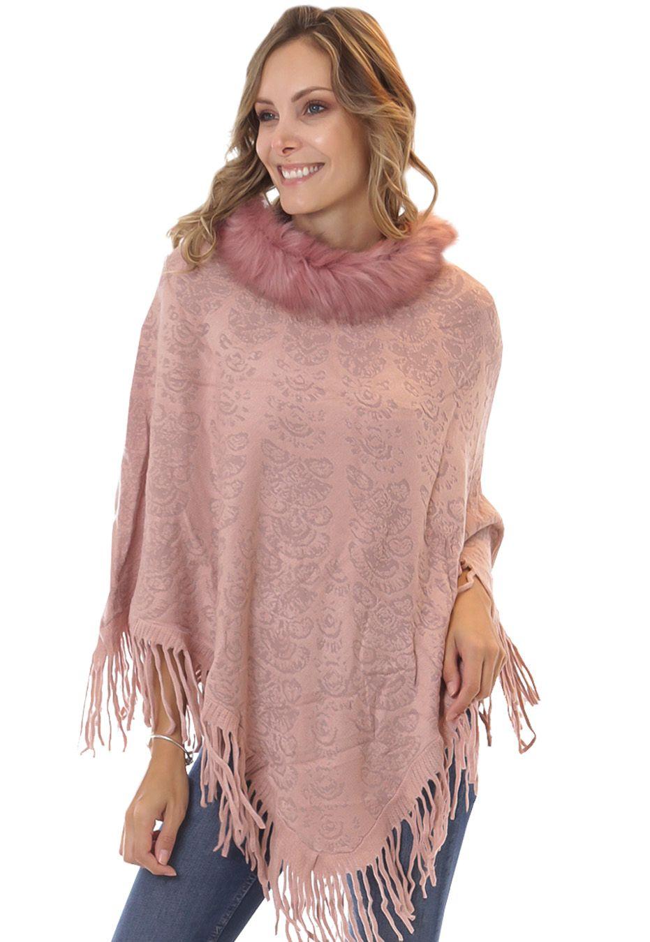 Poncho PO040 Rosa-1