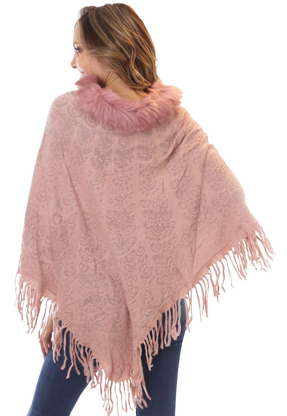 Poncho PO040 Rosa-2