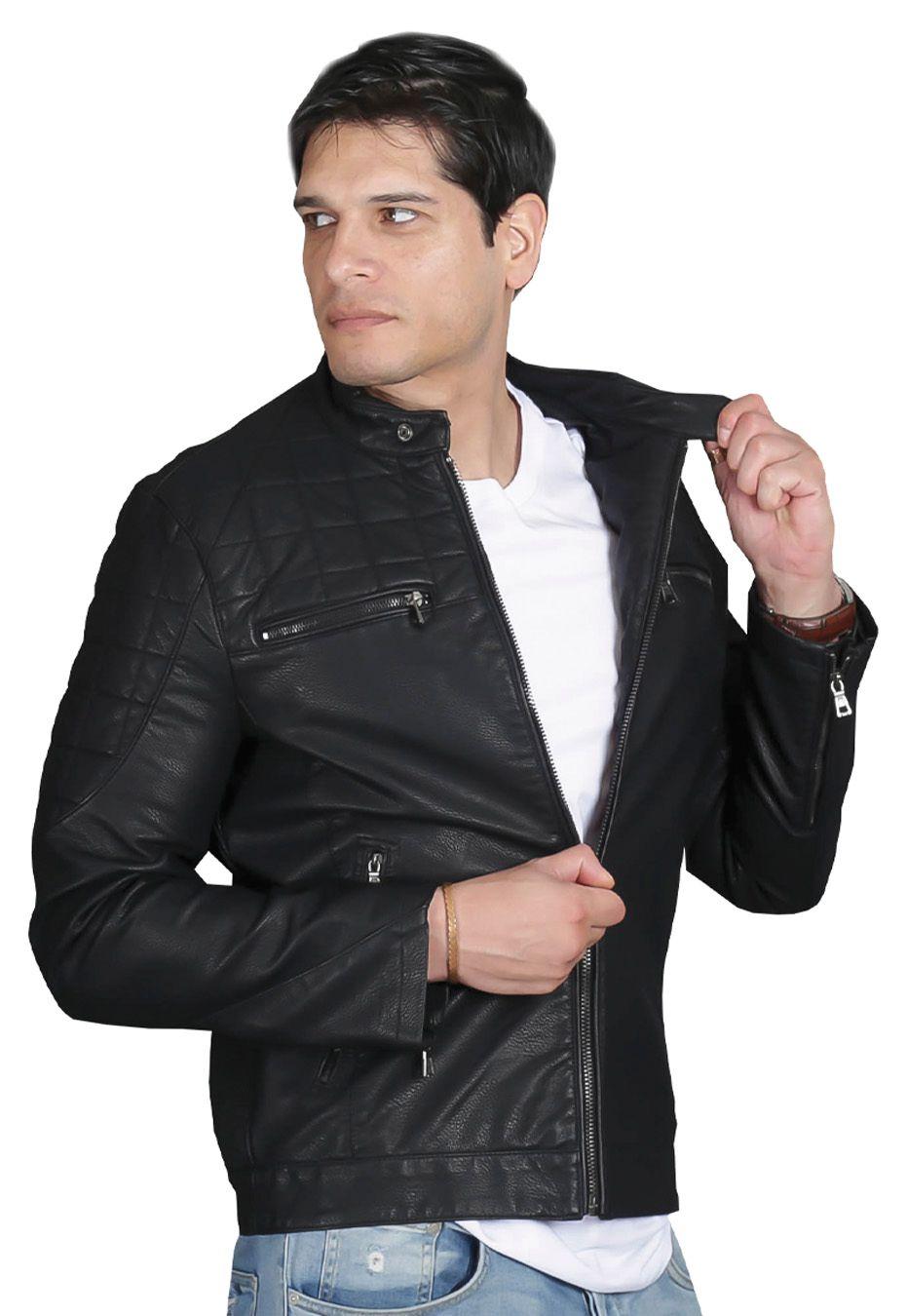 Chaqueta Ecocuero CHF52 Negro-0