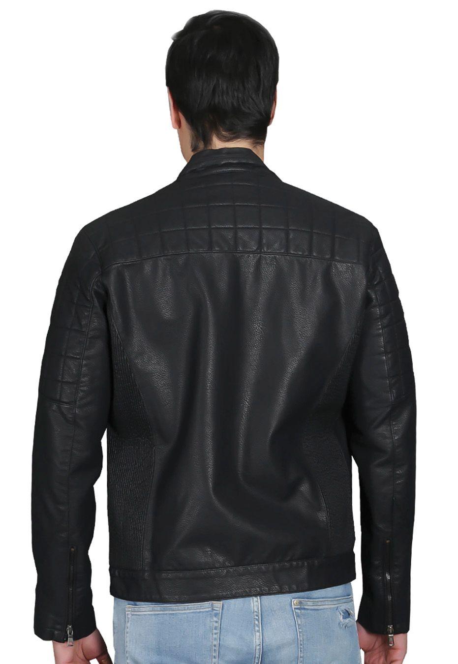 Chaqueta Ecocuero CHF52 Negro-1