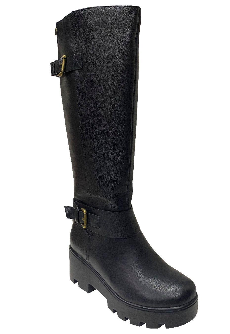 Bota Cuero ZAQ09 Negro-1