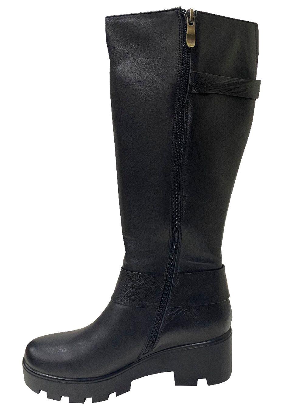 Bota Cuero ZAQ09 Negro-4