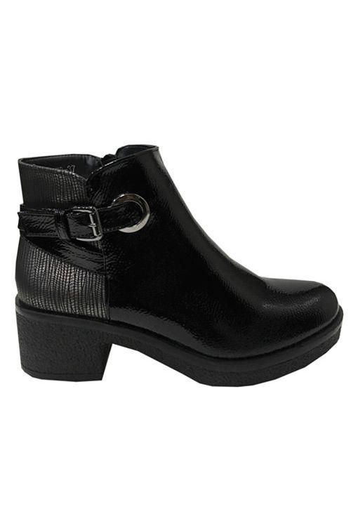 Botín Ecocuero  ZAX70 Negro-0