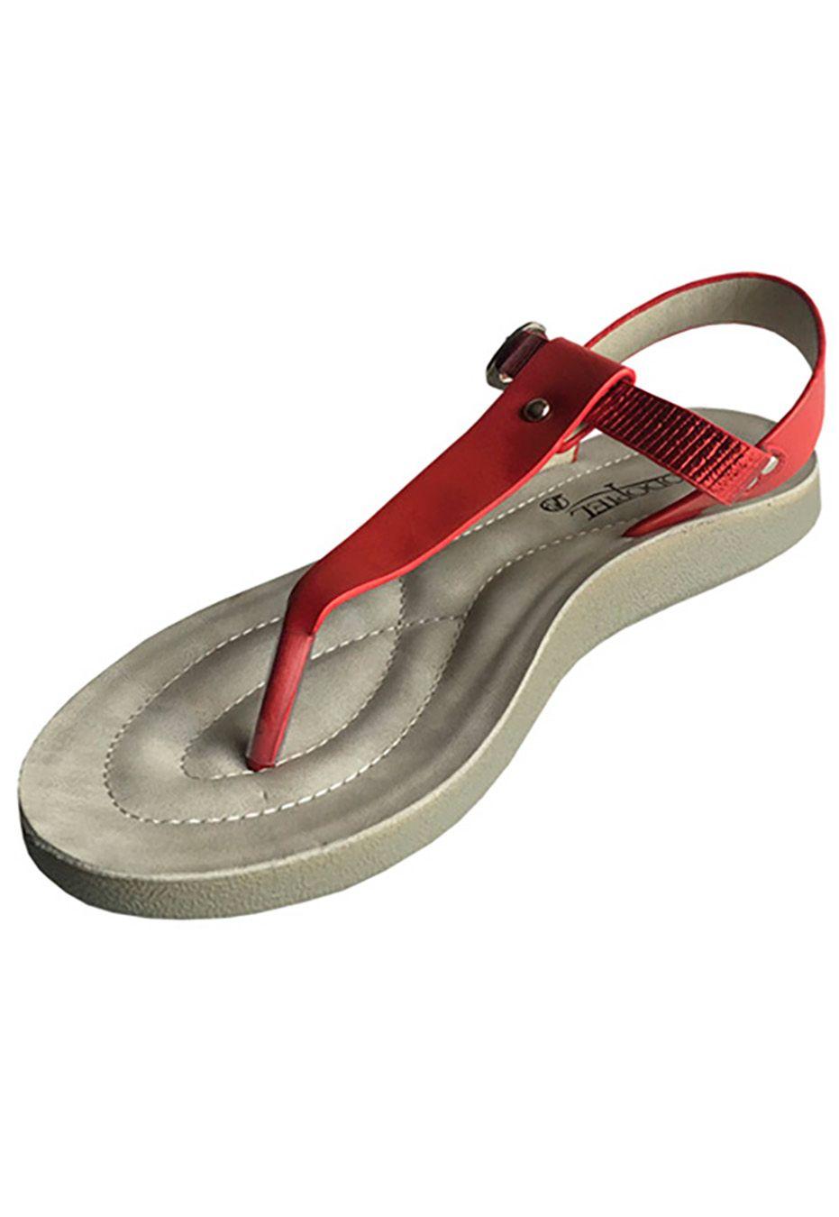 Sandalia Ecocuero ZAY55 Rojo-3