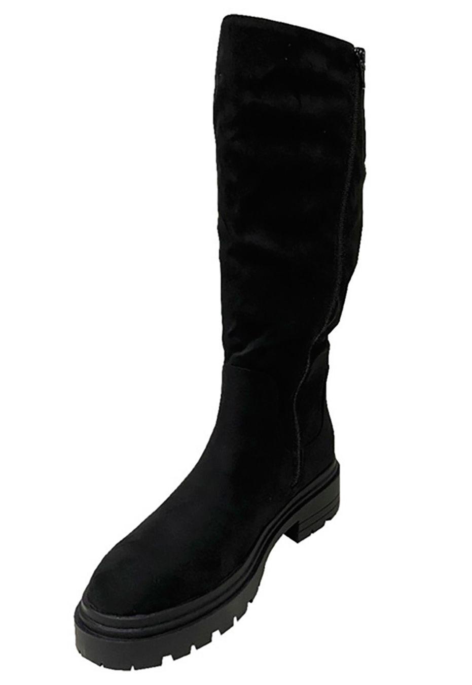 Bota Gamuza Ecológica ZAY88 Negro-3