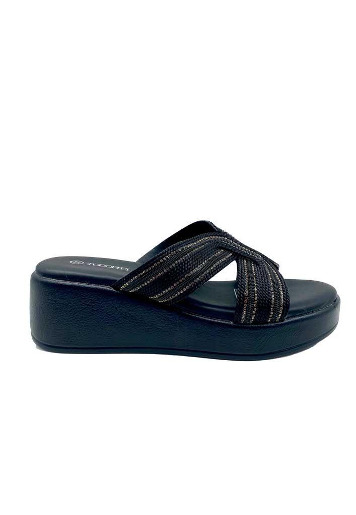 Sandalia Mujer Negro ZB026-0