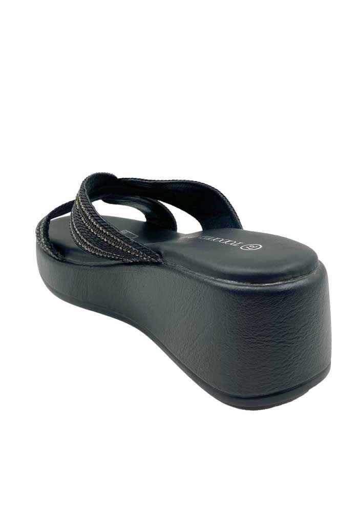 Sandalia Mujer Negro ZB026-4