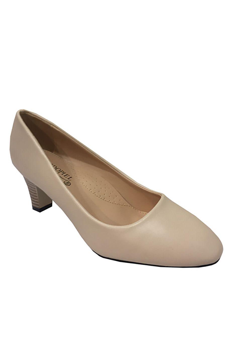 Zapato Reina Ecocuero ZAU32 Beige-1