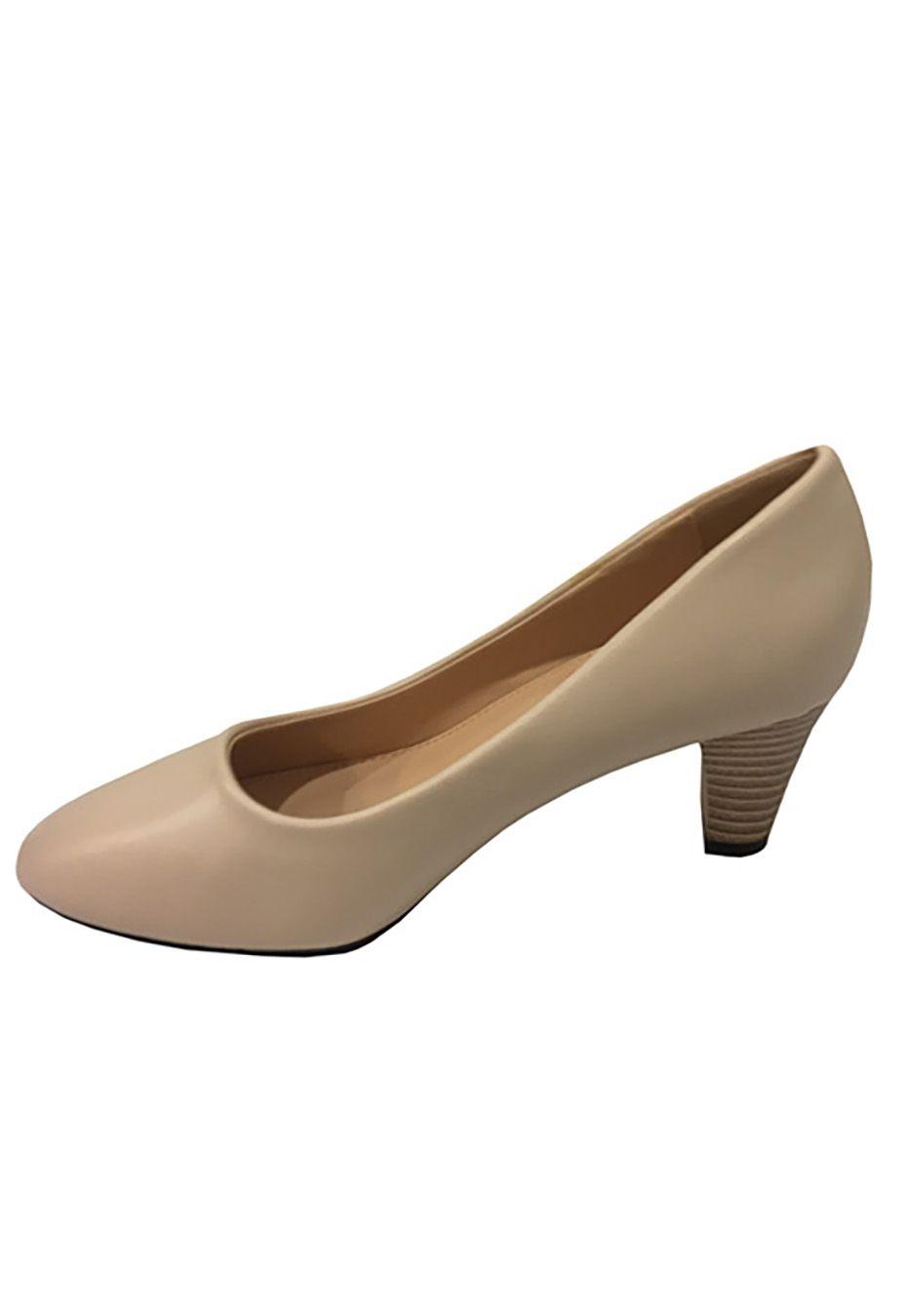 Zapato Reina Ecocuero ZAU32 Beige-4