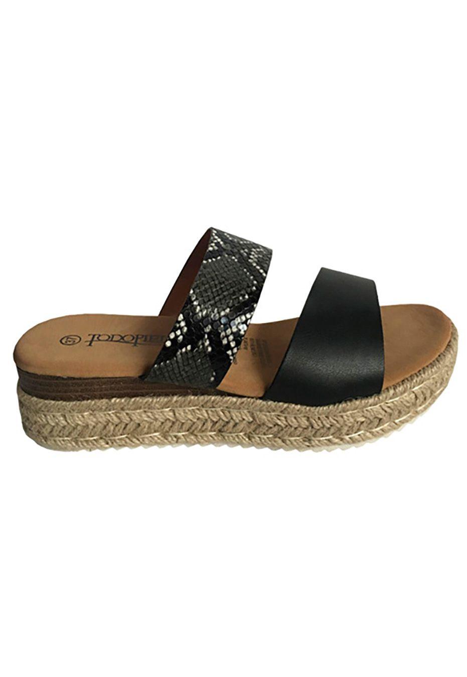 Sandalia Ecocuero ZAY30 Snake Black-0