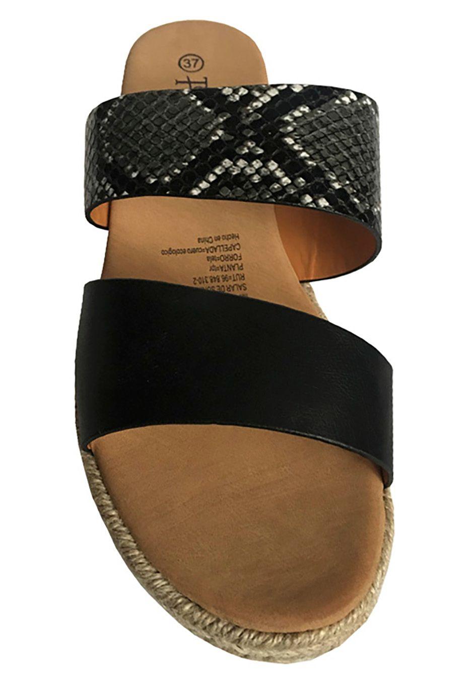 Sandalia Ecocuero ZAY30 Snake Black-2