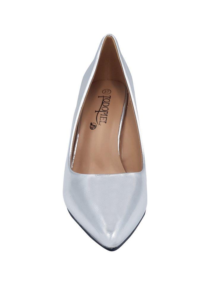 Zapato Reina Ecocuero ZAR06 Plata-2