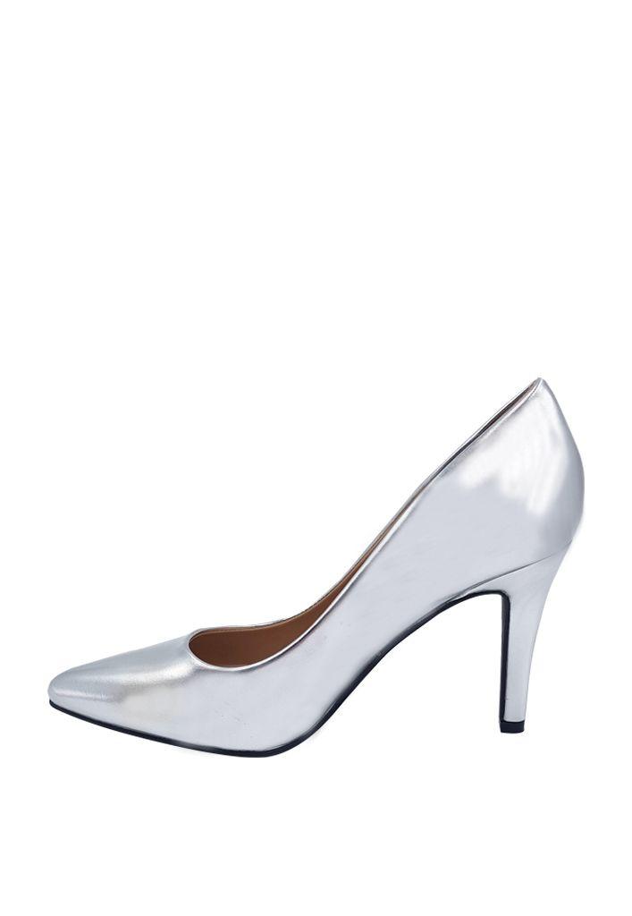 Zapato Reina Ecocuero ZAR06 Plata-4