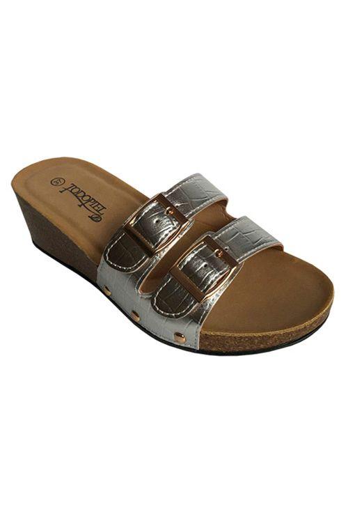 Sandalia Ecocuero ZAY63 Plata-1