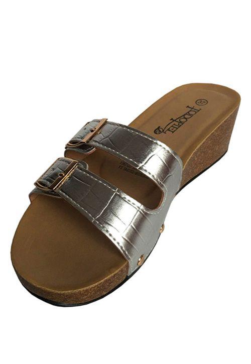 Sandalia Ecocuero ZAY63 Plata-3