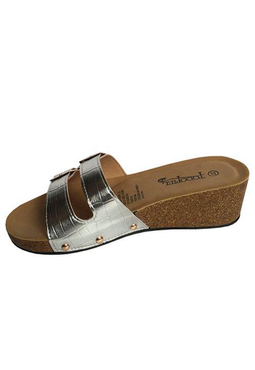 Sandalia Ecocuero ZAY63 Plata-4