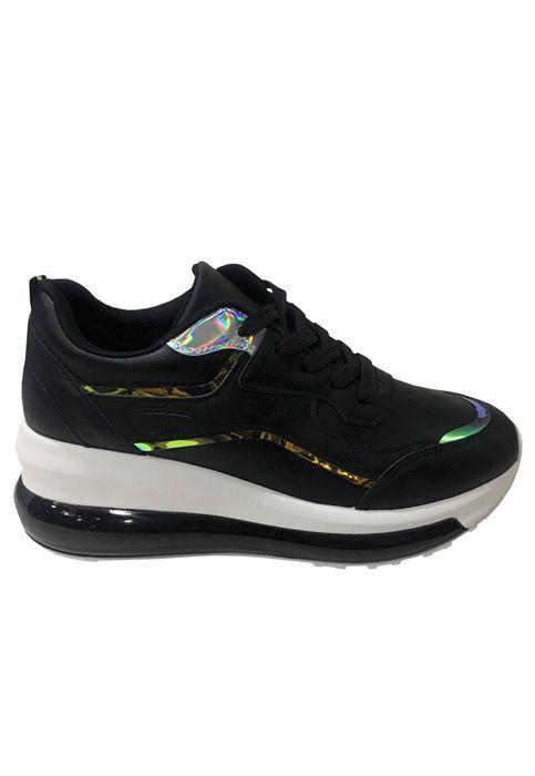Zapatilla Ecocuero ZAY13 Negro-0