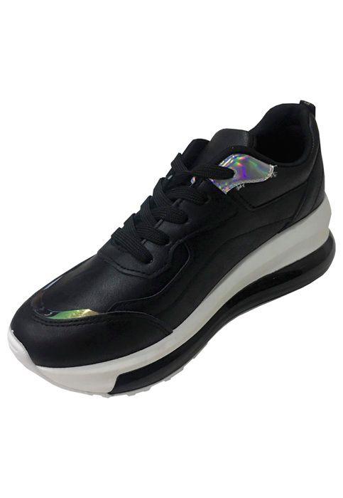 Zapatilla Ecocuero ZAY13 Negro-3