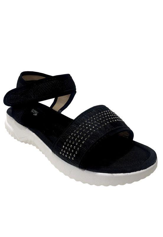 Sandalia Tela ZAZ25 Negro-1
