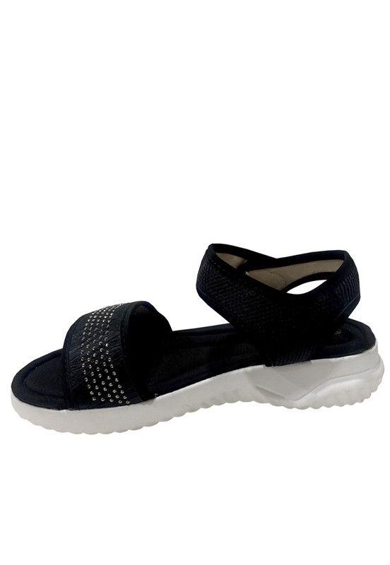 Sandalia Tela ZAZ25 Negro-4
