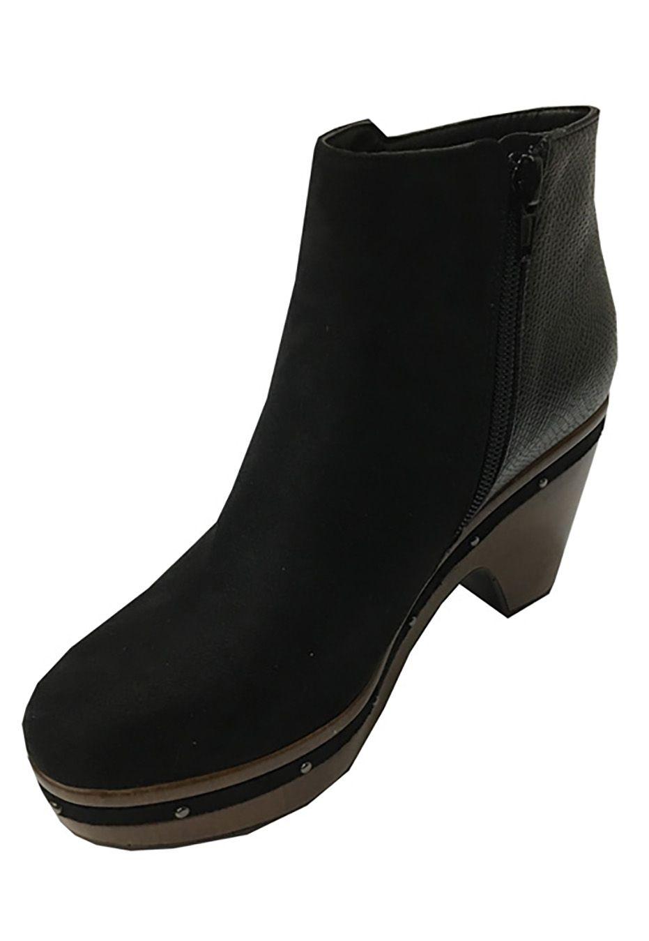 Botín Gamuza Ecológica ZAW82 Negro-3