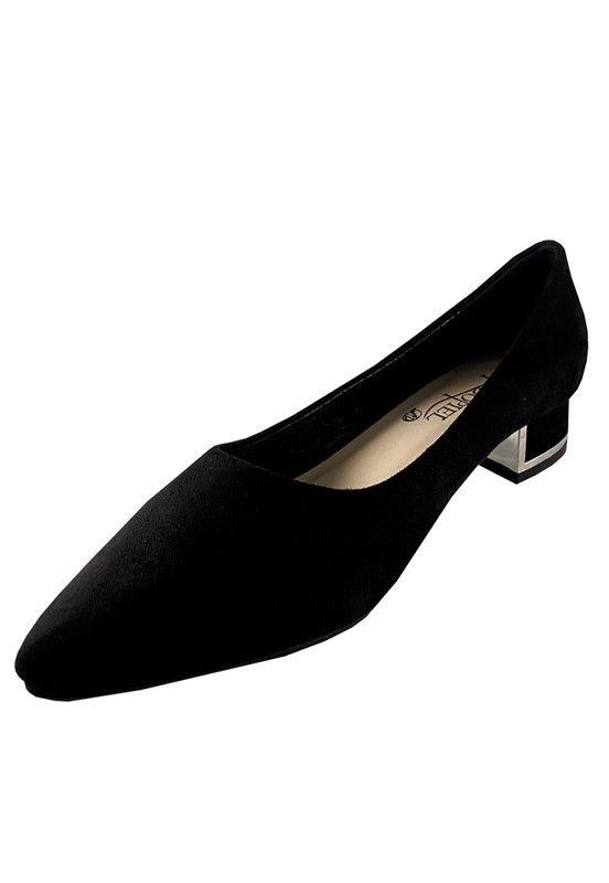 Ballerina Gamuza Ecológica ZAZ43 Negro-3