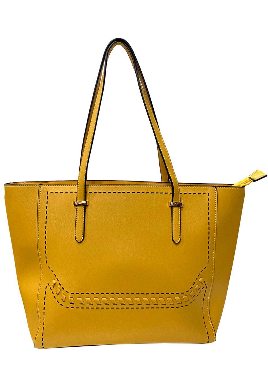 Cartera Cuero Ecológico CRT58 Amarillo-0