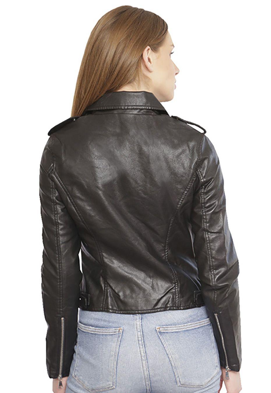 Chaqueta Ecocuero  CHG04 Negro-2