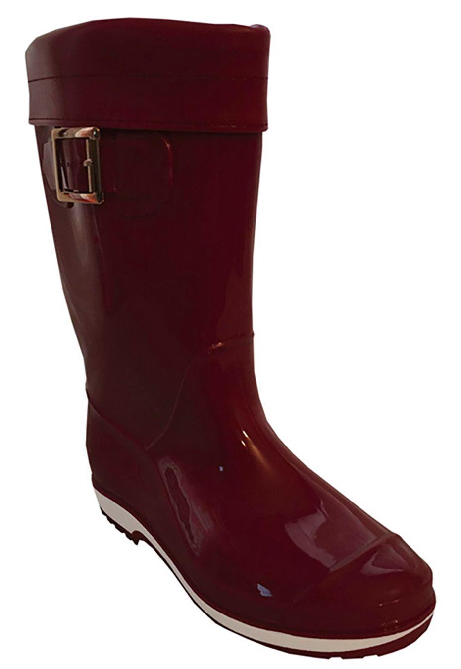 Bota de Agua  Forrada ZAV37 Rojo-1