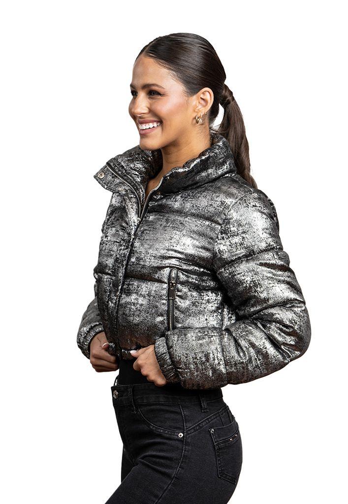 Parka CHG77 Poliéster Plata-1