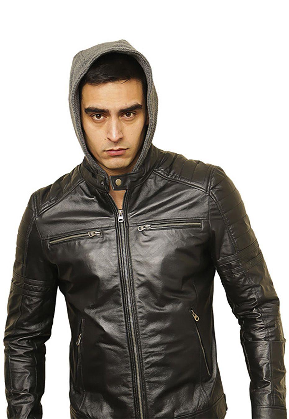 Chaqueta Cuero CHF87 Negro-0